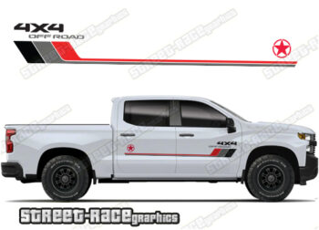 Chevrolet Silverado stickers 033