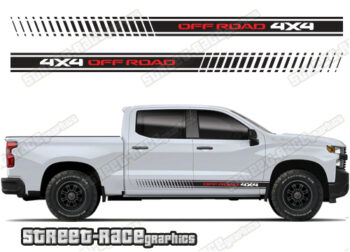 Chevrolet Silverado racing stripes 036