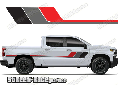 Chevrolet Silverado stickers 038