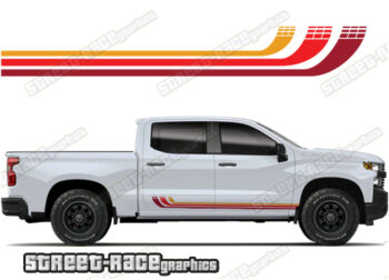 Chevrolet Silverado racing stripes 040