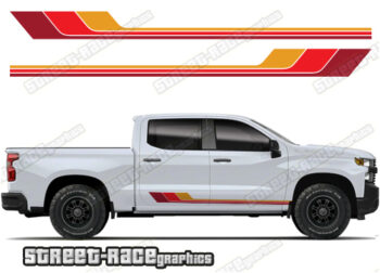 Chevrolet Silverado racing stripes 041
