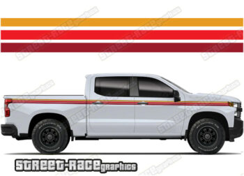 Chevrolet Silverado racing stripes 043