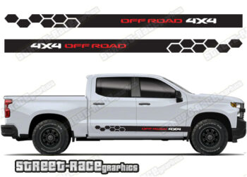 Chevrolet Silverado racing stripes 044