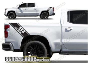 Chevrolet Silverado tub stickers 009