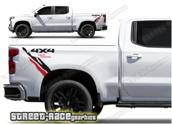 Chevrolet Silverado tub stickers 011