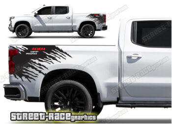 Chevrolet Silverado tub stickers 013