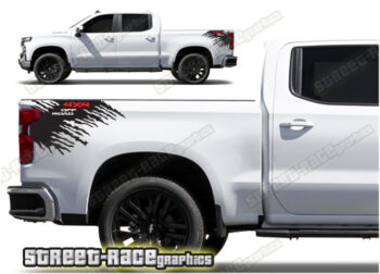 Chevrolet Silverado tub stickers 014