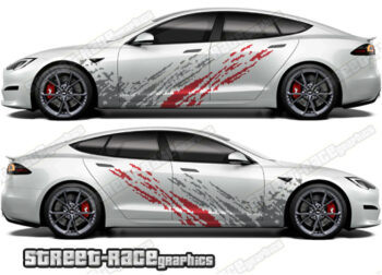 Tesla Model S large graphics 002 - Mud splatter