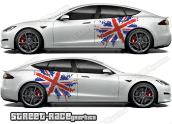 Tesla Model S large graphics 025 - UNION JACK
