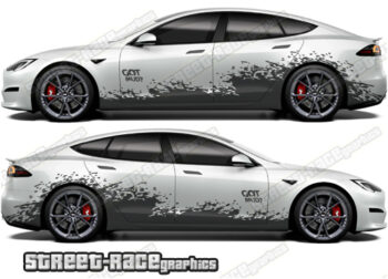 Tesla Model S large graphics 034 - Got Mud