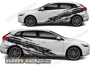 Volvo V40 large graphics 019 - Ripped