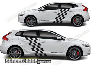 Volvo V40 large graphics 026 - Racing flags
