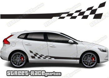 Volvo V40 racing stripes 001