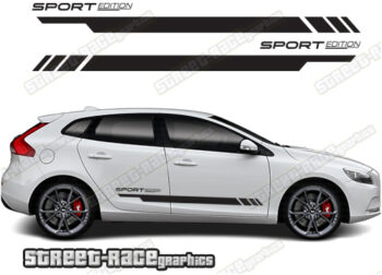 Volvo V40 racing stripes 002