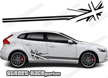 Volvo V40 racing stripes 003