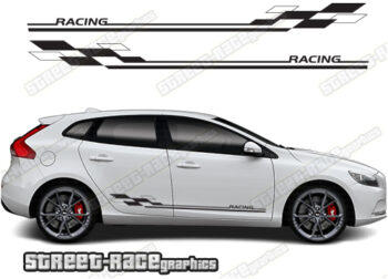 Volvo V40 racing stripes 004