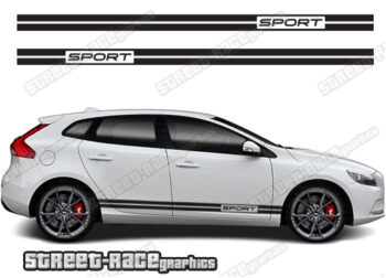 Volvo V40 racing stripes 006