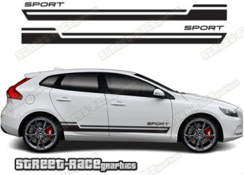 Volvo V40 racing stripes 009