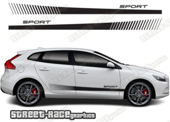 Volvo V40 racing stripes 011