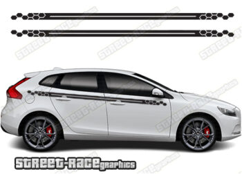 Volvo V40 racing stripes 013