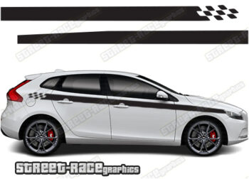 Volvo V40 racing stripes 014
