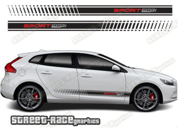 Volvo V40 racing stripes 021
