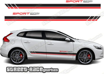 Volvo V40 racing stripes 022