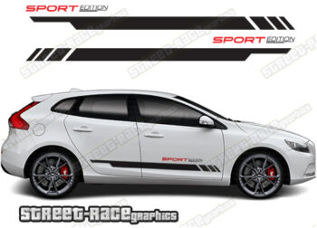 Volvo V40 racing stripes 023