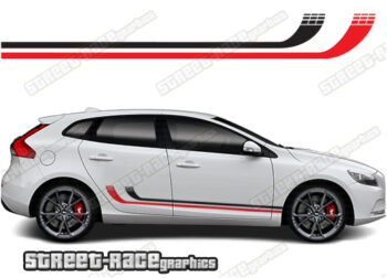 Volvo V40 racing stripes 026