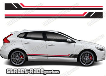 Volvo V40 racing stripes 027