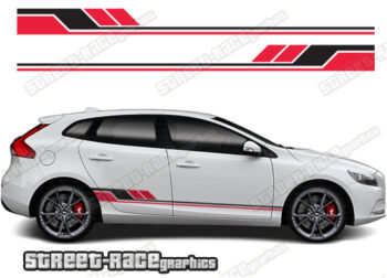 Volvo V40 racing stripes 028