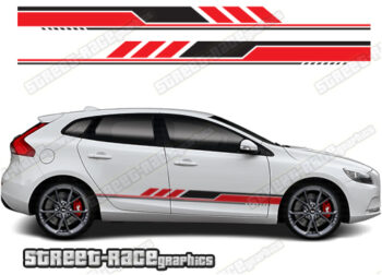 Volvo V40 racing stripes 029