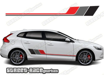 Volvo V40 racing stripes 030