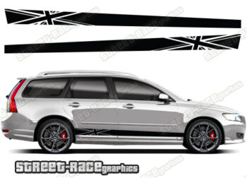 Volvo V50 racing stripes 003