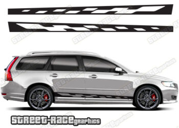 Volvo V50 racing stripes 005