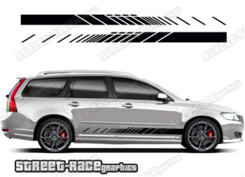Volvo V50 racing stripes 008