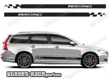 Volvo V50 racing stripes 010