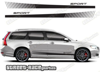 Volvo V50 racing stripes 011