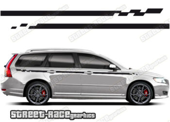 Volvo V50 racing stripes 012