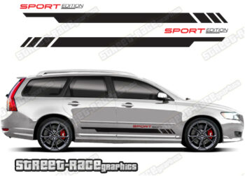 Volvo V50 racing stripes 023
