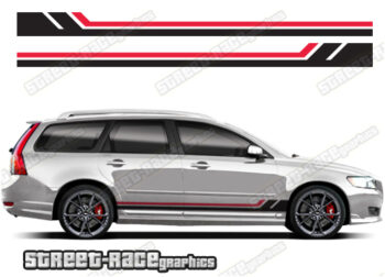Volvo V50 racing stripes 027