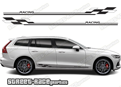 Volvo V60 racing stripes 004