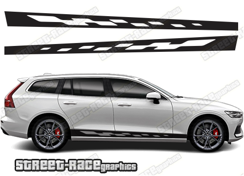 Volvo V60 racing stripes 005