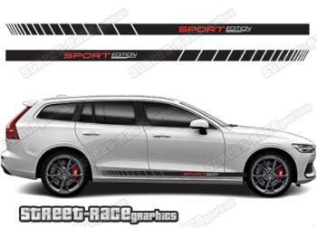 Volvo V60 racing stripes 009