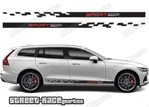 Volvo V60 racing stripes 015