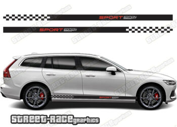 Volvo V60 racing stripes 017