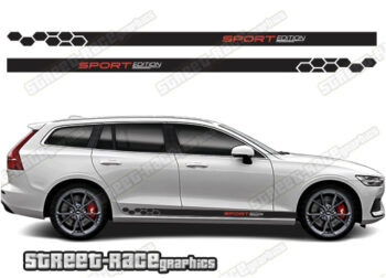 Volvo V60 racing stripes 020