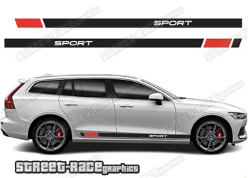 Volvo V60 racing stripes 025