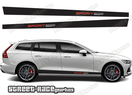 Volvo V60 racing stripes 032
