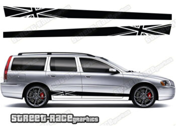 Volvo V70 racing stripes 003